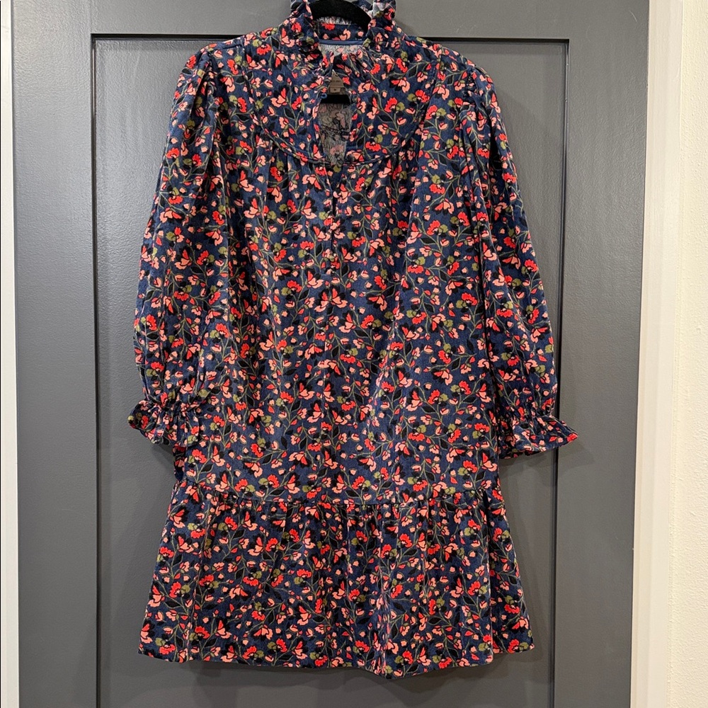 Umgee Navy Floral Dress